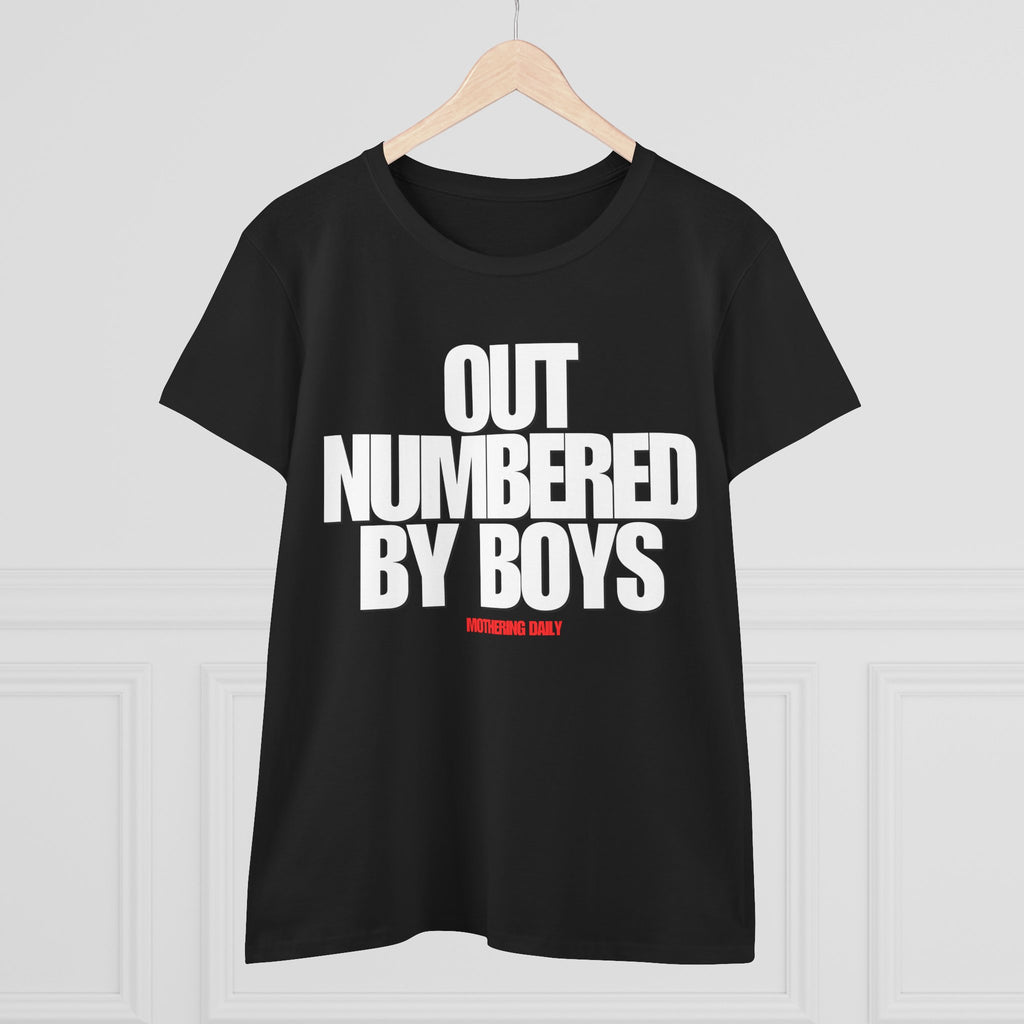Outnumbered By Boys Tee