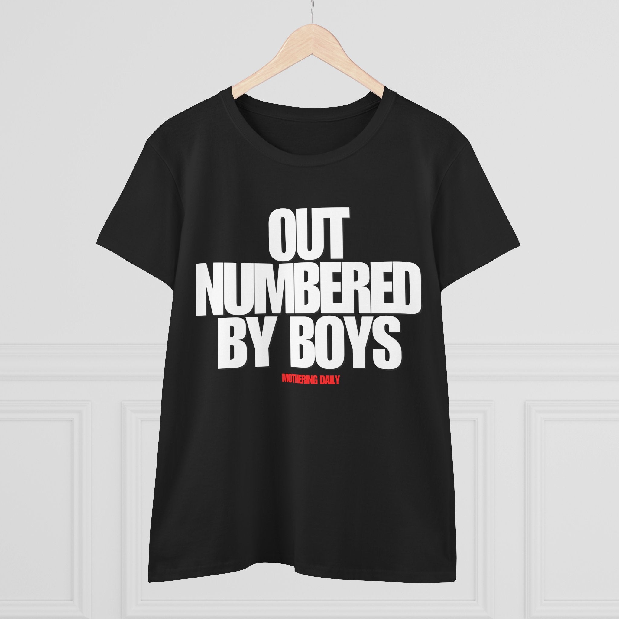 Outnumbered By Boys Tee