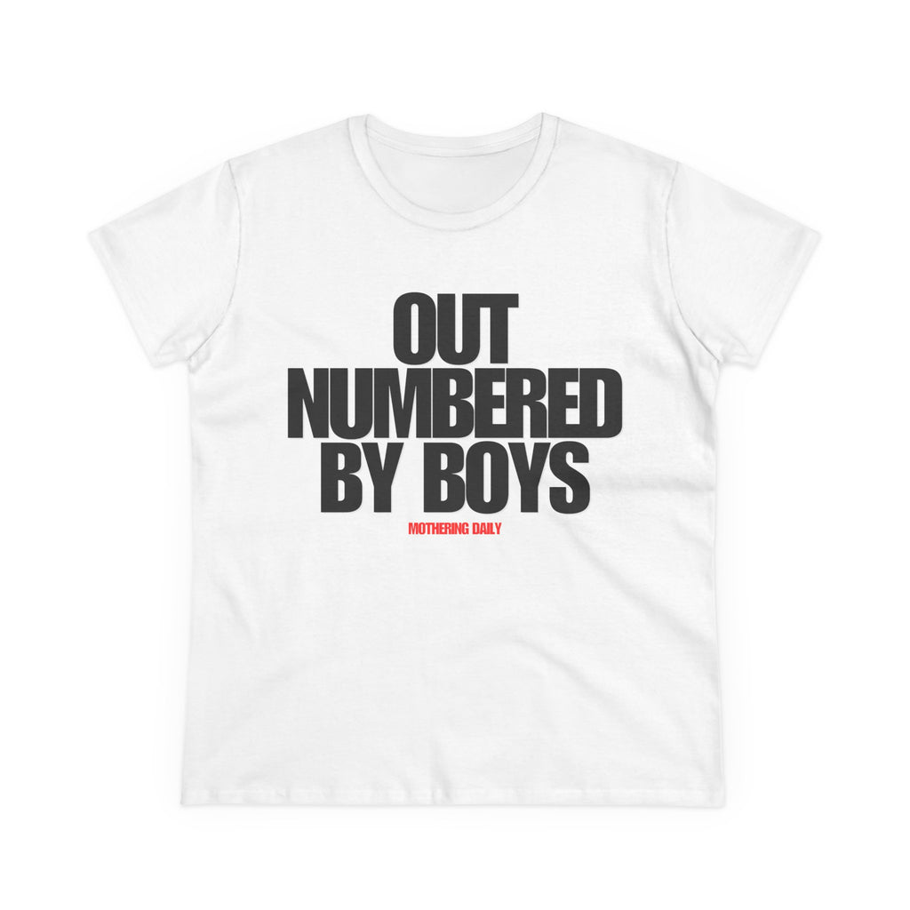 Outnumbered By Boys Tee