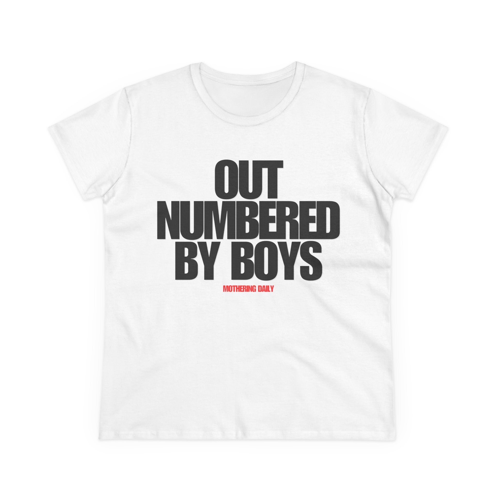 Outnumbered By Boys Tee
